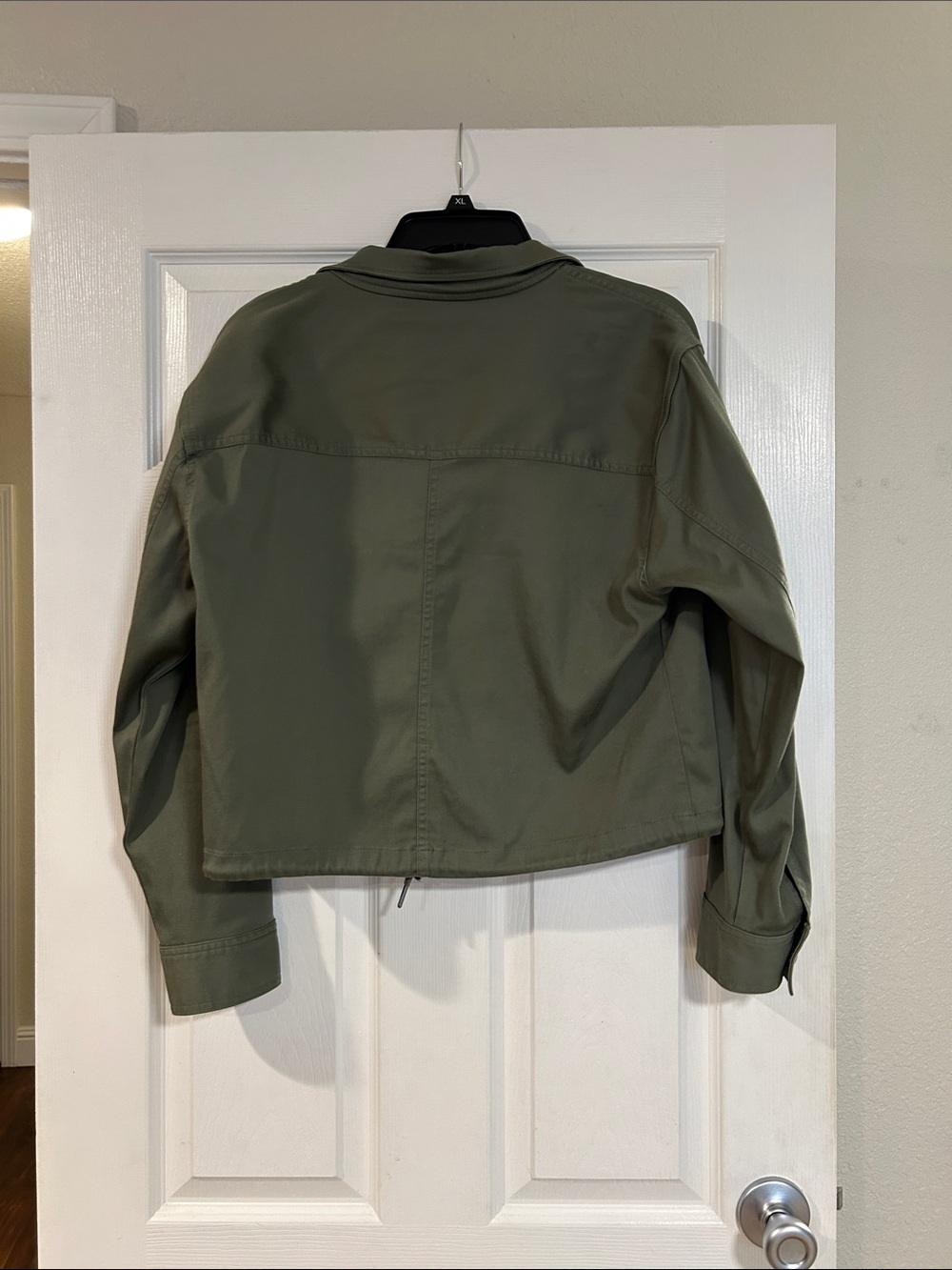 Liverpool Olive Green Utility Cropped Jacket - Picture 3 of 3